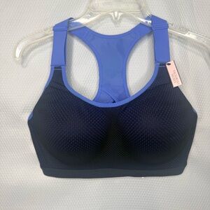 Victoria Sport Victorias Secret Black and Blue Sports Bra